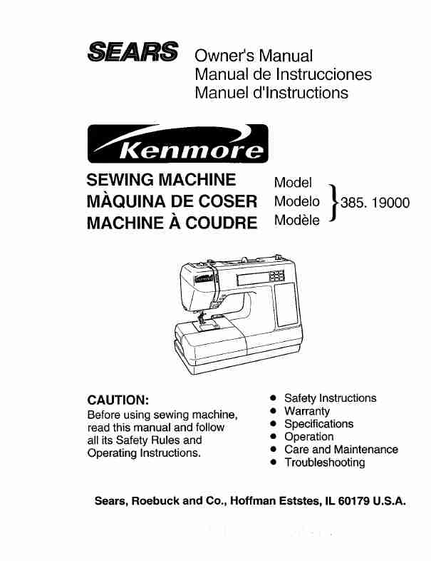 Kenmore Sewing Machine 385_ 19000-page_pdf